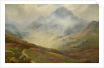 Mountain Scene by E. Hargate