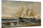 The Agincourt entering the Tyne by C. Robinson