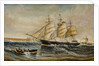 The Agincourt entering the Tyne by C. Robinson
