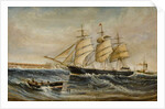 The Agincourt entering the Tyne by C. Robinson