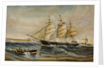 The Agincourt entering the Tyne by C. Robinson