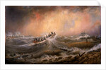 Wreck off the South Pier 1861 by John Scott