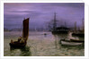 The Last Boat In by Charles Napier Hemy