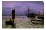 The Last Boat In by Charles Napier Hemy