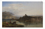 Morning on Lake Garda, Italy, 1861 by James Vivien de Fleury