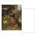 Counting Her Gains, 1894 by J.W. Weben