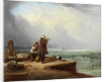 The Look Out, Shields Harbour, 1831 by Henry Perlee Parker