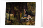 Scene from 'As You Like It' by William Shakespeare by Walter Howell Deverell