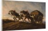 Horses Straining at a Load, 1864 by Charles (after) Verlat
