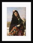 Spanish Lady with a Fan by John-Bagnold Burgess