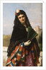 Spanish Lady with a Fan by John-Bagnold Burgess