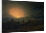 The Fire, Edinburgh by John Martin