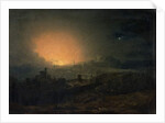 The Fire, Edinburgh by John Martin