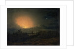 The Fire, Edinburgh by John Martin