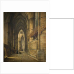 The Tomb of Edward III, Westminster Abbey by David (attr.to) Roberts