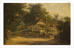 Old Cottages at Petersfield, 1820 by William Kidd