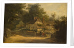 Old Cottages at Petersfield, 1820 by William Kidd