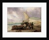 Coast Scene with Fishing Boats by George Balmer