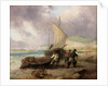 Coast Scene with Fishing Boats by George Balmer