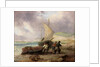 Coast Scene with Fishing Boats by George Balmer