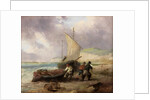 Coast Scene with Fishing Boats by George Balmer