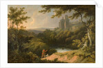 Ruins of Rosslyn Castle, Midlothian, 1810 by George Arnald