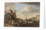 A Fishmarket by Cornelis Beelt
