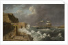 Harbour Scene, Malta by Anton Schranz