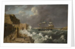 Harbour Scene, Malta by Anton Schranz