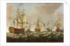 A Naval Engagement by Richard Paton