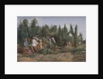 Hop Garden, 1858 by Thomas Webster