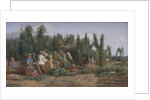 Hop Garden, 1858 by Thomas Webster