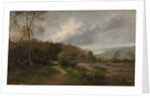 The Derwent near Lintz Green by Frank Thomas Carter