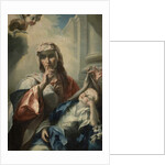 St. Anne and the Young Virgin by Italian School