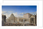 St. Peter's, Rome by Giovanni Paolo (after) Panini