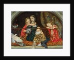 Mrs Leathart and Her Three Children, c.1863-65 by Arthur Hughes