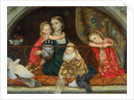 Mrs Leathart and Her Three Children, c.1863-65 by Arthur Hughes