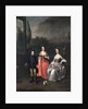 Portrait of Captain Fenwick, his Wife Isabella Orde and his Sister Ann, c.1746 by Thomas Bardwell