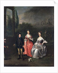Portrait of Captain Fenwick, his Wife Isabella Orde and his Sister Ann, c.1746 by Thomas Bardwell