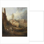 Excavations for the High Level Bridge, Newcastle upon Tyne, c.1846 by Thomas Miles Richardson