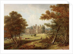 The Garden Front, Beaufront Castle, 1845 by John Wilson Carmichael