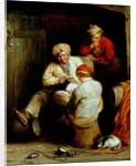 Smugglers Playing Cards by Henry Perlee Parker