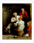 Smugglers Playing Cards by Henry Perlee Parker