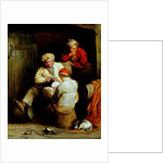 Smugglers Playing Cards by Henry Perlee Parker