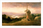 The Tyne from Windmill Hills, Gateshead, c.1818 by Thomas Miles Richardson
