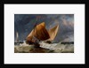 Fishing Craft off the Eddystone Lighthouse by Richard Beavis