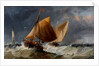 Fishing Craft off the Eddystone Lighthouse by Richard Beavis