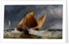 Fishing Craft off the Eddystone Lighthouse by Richard Beavis
