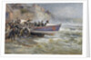 Launching the Cullerboats Lifeboat, 1902 by Robert Jobling
