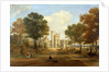 The Entrance to Beaufront Castle, 1845 by John Wilson Carmichael